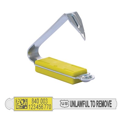 Picture of MET Tag - Metal Cattle RFID Tag | Official 840 RFID